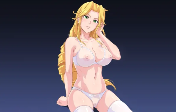 Girl, sexy, lingerie, pantsu, bra, cleavage, panties, thighhighs