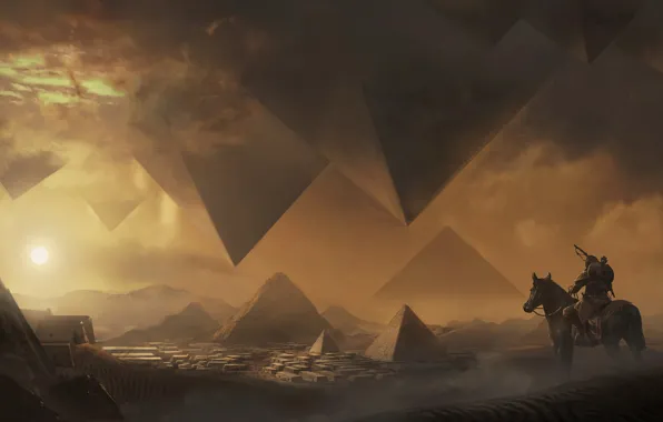 Картинка мультиплатформенная компьютерная игра, Eddie Bennun, The Curse of the Pharaohs, Assassin's Cred Origins, Проклятие Фараонов