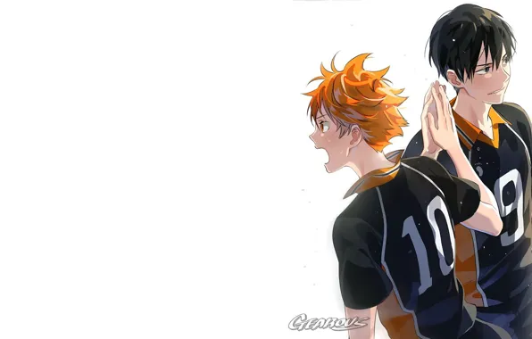 Форма, парни, Волейбол, Haikyuu, Кагеяма Тобио, Хината Сё