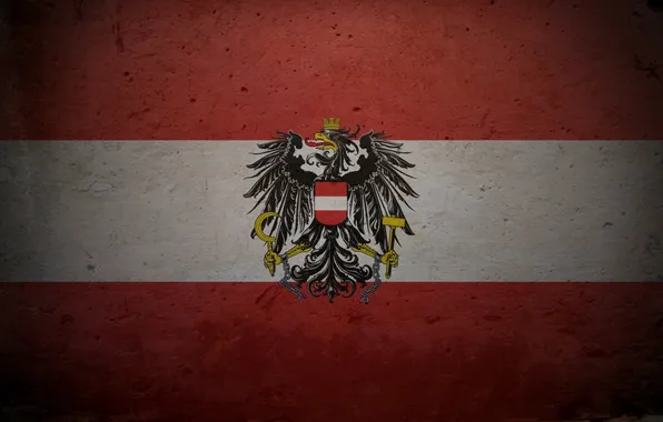 Картинка Австрия, флаг, герб