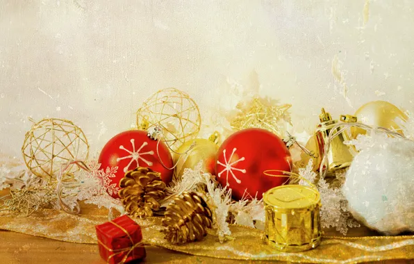 Украшения, Шары, Новый год, Игрушки