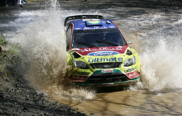 2010, ford, rally, water, wrc, focus