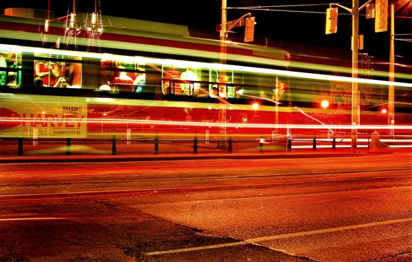 Движение, Ночь, выдержка, night, traffic, exposure