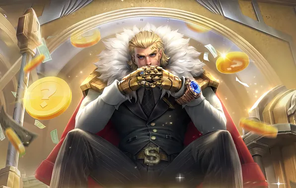 Деньги, мужчина, Mobile Legends: Bang Bang!, Tigreal