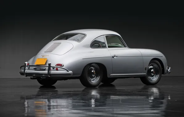 Porsche, 1957, 356, rear view, Porsche 356A 1600 Super Coupe