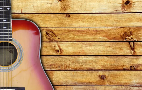 Картинка guitar, wood, tables