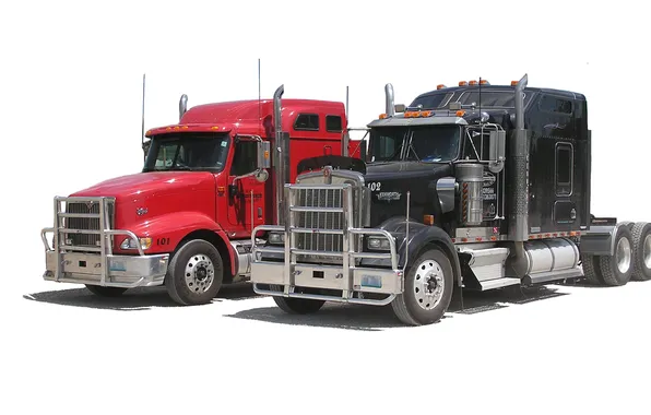 Картинка грузовики, International, truck, тягач, фура, Kenworth