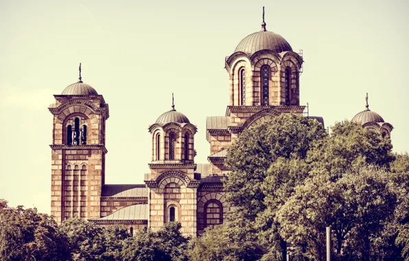 Церковь, архитектура, сербия