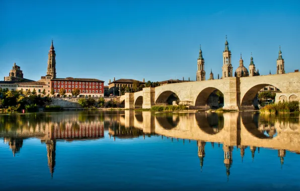 Мост, Испания, Zaragoza, Сарагоса