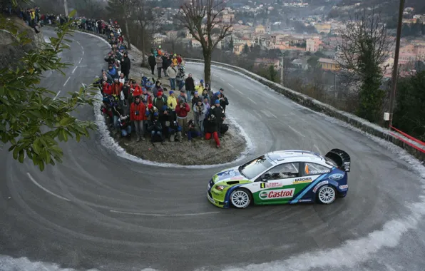 Ford, Форд, Focus, Hirvonen, WRC, Rally, Фокус, Monte Carlo