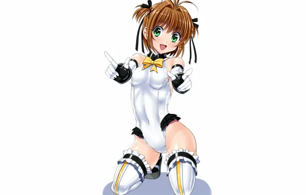 Girl, sexy, thighhighs, boobs, anime, beautiful, short hair, pretty