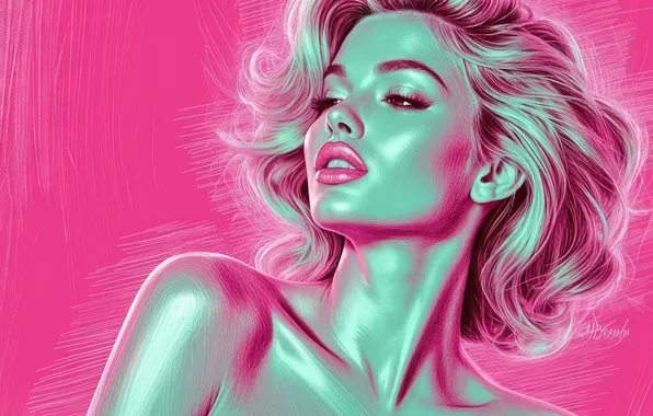 Картинка girl, beautiful, woman, illustration