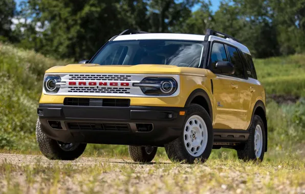 Ford, Sport, Limited, Bronco, Heritage, 2022