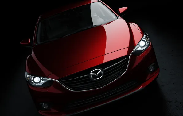 Red, Auto, mazda-6