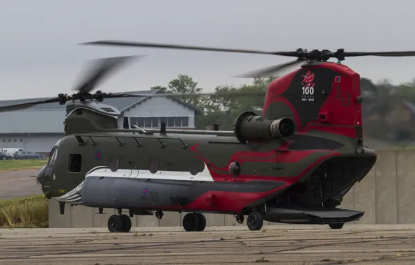 Картинка вертолёт, военно-транспортный, Chinook, CH-47, «Чинук»