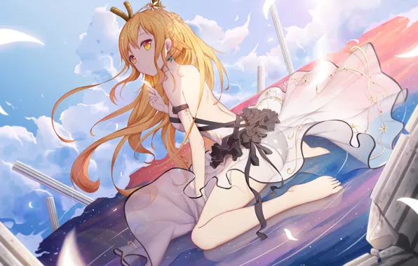 Девушка, аниме, арт, tooru, Kobayashi San Chi no Maid Dragon