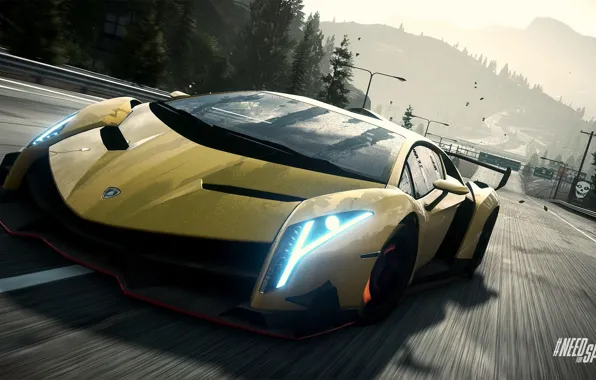 Картинка Lamborghini, Need for Speed, nfs, 2013, Veneno, Rivals, NFSR, нфс