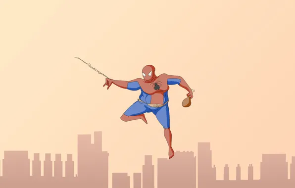 Картинка Spider Man, Человек паук, Жирный человек паук, Fat, Человек Паук уже не тот, Spider Fat