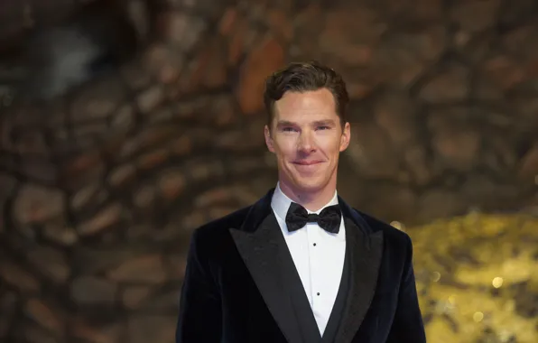 Улыбка, бабочка, Бенедикт Камбербэтч, Benedict Cumberbatch, галстук-бабочка, британский актер