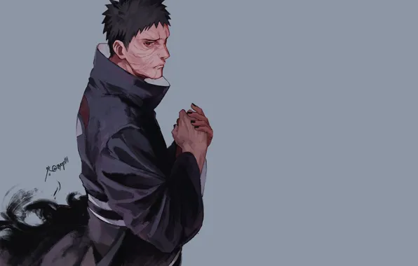 Скачать обои NARUTO, Fanart, Obito Uchiha, Uchiha Obito, Pixiv, Fanart ...