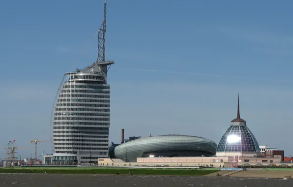 Bremerhaven, Sail City, Aussichtsplattform, Klimahaus, Havenwelten
