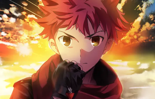 Парень, Эмия Широ, Судьба ночь схватки, Fate / Stay Night