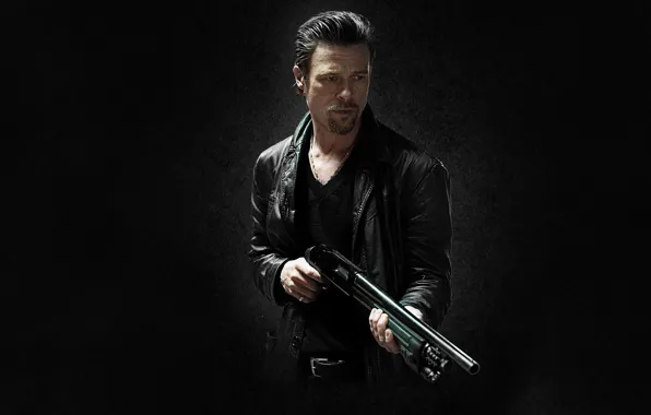 Картинка Brad Pitt, man, Guns