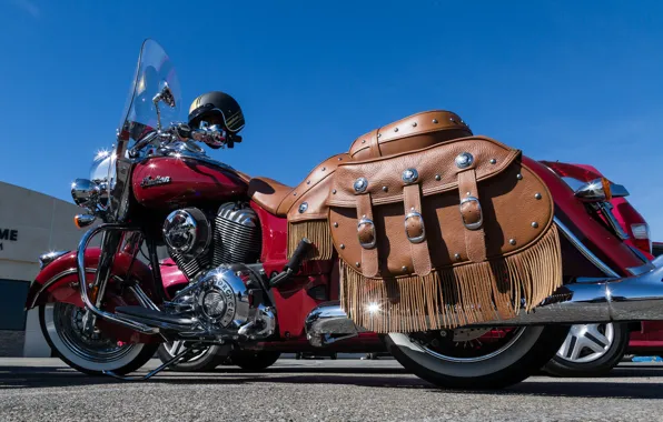 Ретро, мотоцикл, байк, классика, Indian Chief