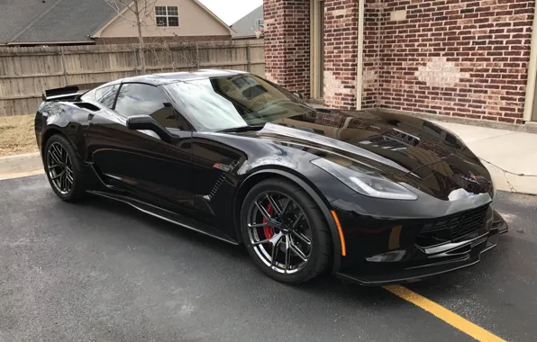 Картинка Z06, Corvette, Chevrolet, One, Black, Forged, Chrome, Wheels