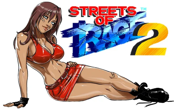 Девушка, игра, Streets Of Rage 2, Blaze