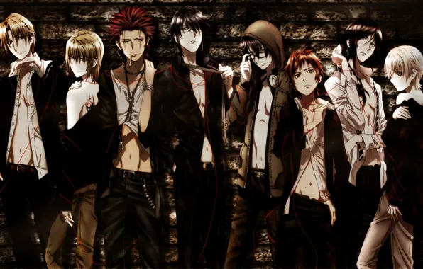 K Project, Munakata Reisi, Suoh Mikoto, Yata Misaki, Fushimi Saruhiko, Yatogami Kuroh, Isana Yashiro, Kusanagi …