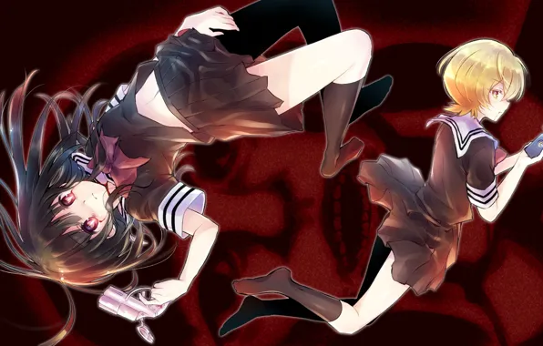 Девушки, Mahou Shoujo Madoka Magica, Девочка волшебница Мадока