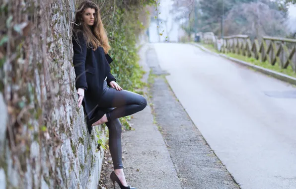 Картинка взгляд, улица, модель, красотка, Veronica