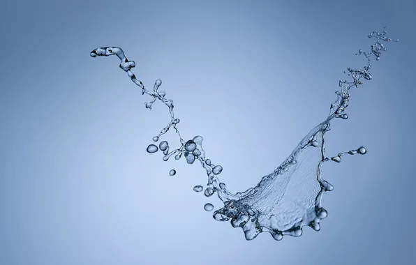Вода, капли, брызги, фон