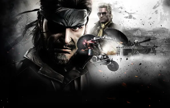 Картинка Metal Gear Solid, Chrysalis, Naked Snake, Peace Walker, Kazuhira Miller, McDonell Benedict Miller