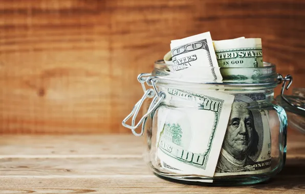 Money, jar, savings