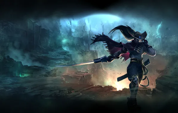 Меч, шляпа, мужчина, League of Legends, Лига Легенд, Yasuo