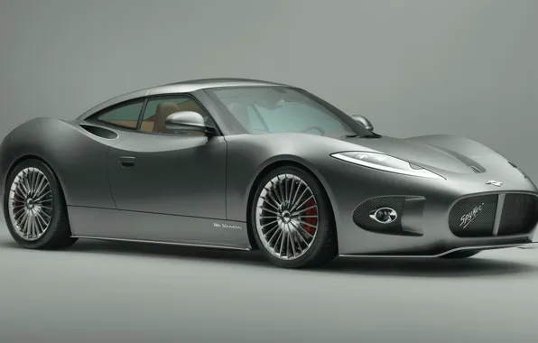 Картинка концепт, серый фон, Spyker, спортивное купе, Venator, 2021, Spyker B6 Venator