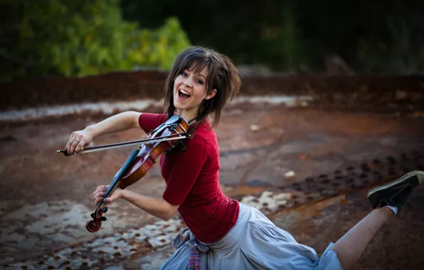 Скрипка, красавица, violin, Линдси Стирлинг, Lindsey Stirling