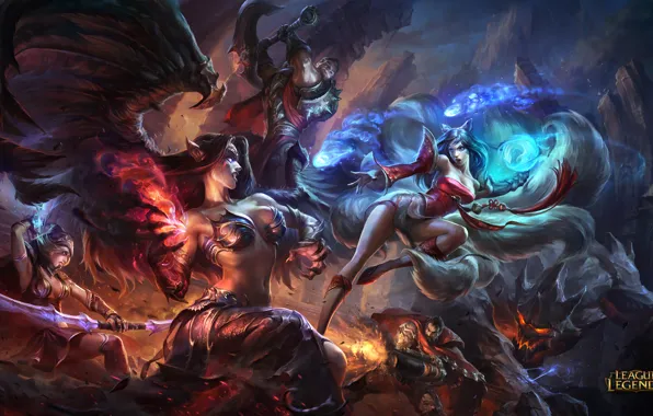 League of legends, моба, Моргана против Ари