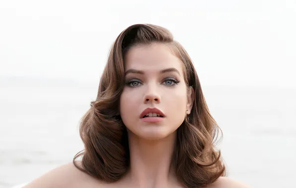 Взгляд, девушка, лицо, модель, волосы, шатенка, красотка, Barbara Palvin