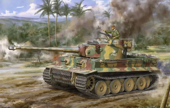 Япония, Германия, jason, Tiger, Pz.Kpfw. VI, Тяжелый, японский танк Тигр