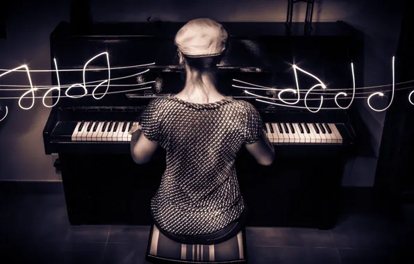 Music, piano, Melodies