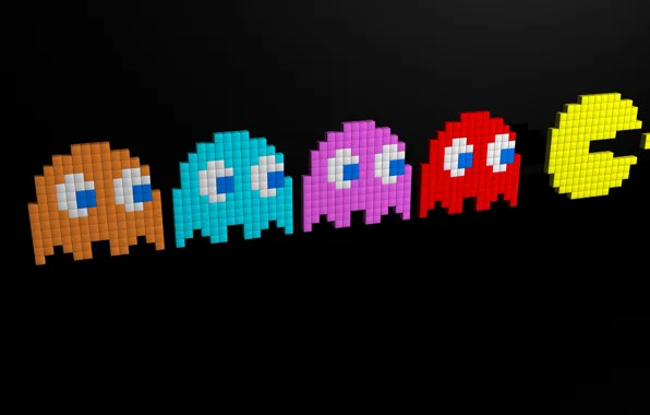 Картинка Классика, PacMan, Пиксели
