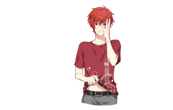 Фон, белый фон, парень, Поющий принц, Uta no Prince-sama
