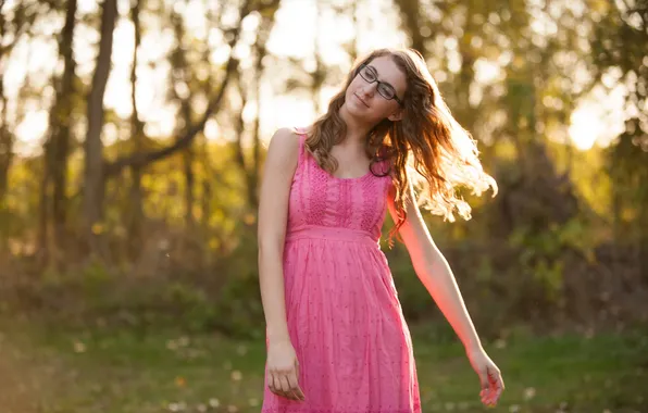 Девушка, природа, фон