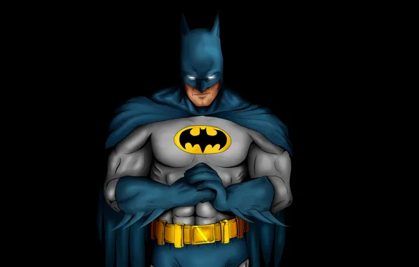 Картинка темный фон, batman, бэтмен, комикс
