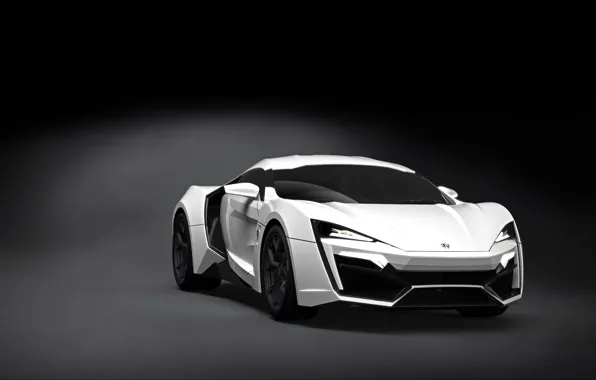 2013, спортивное купе, темно-серый фон, супер кар, Lykan Hypersport, W Motors, W Motors Lykan Hypersport