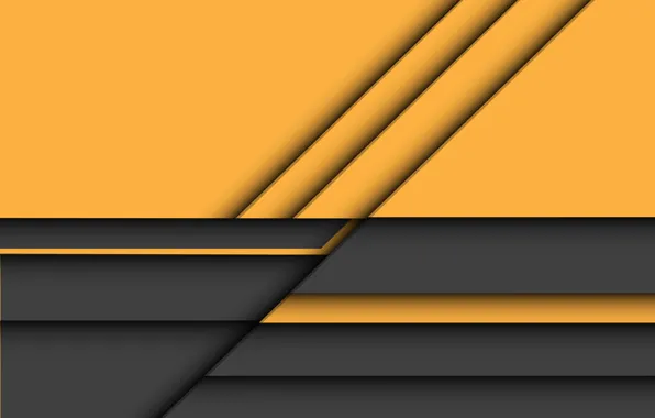 Линии, Желтый, геометрия, background, серый 3d