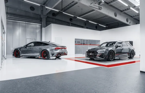 Audi, пара, ABT, универсал, Sportback, Avant, RS6, RS7